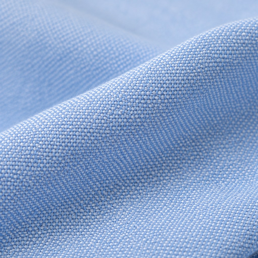 Oxford Button-Down Shirt in Blue — wholesale menswear product photo — view 2