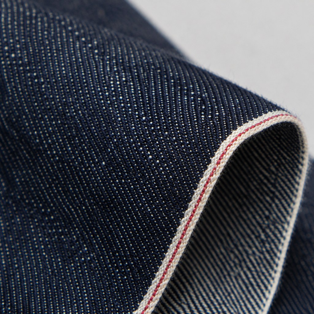 Selvedge Straight Jeans in Indigo Raw — wholesale menswear product photo — view 2