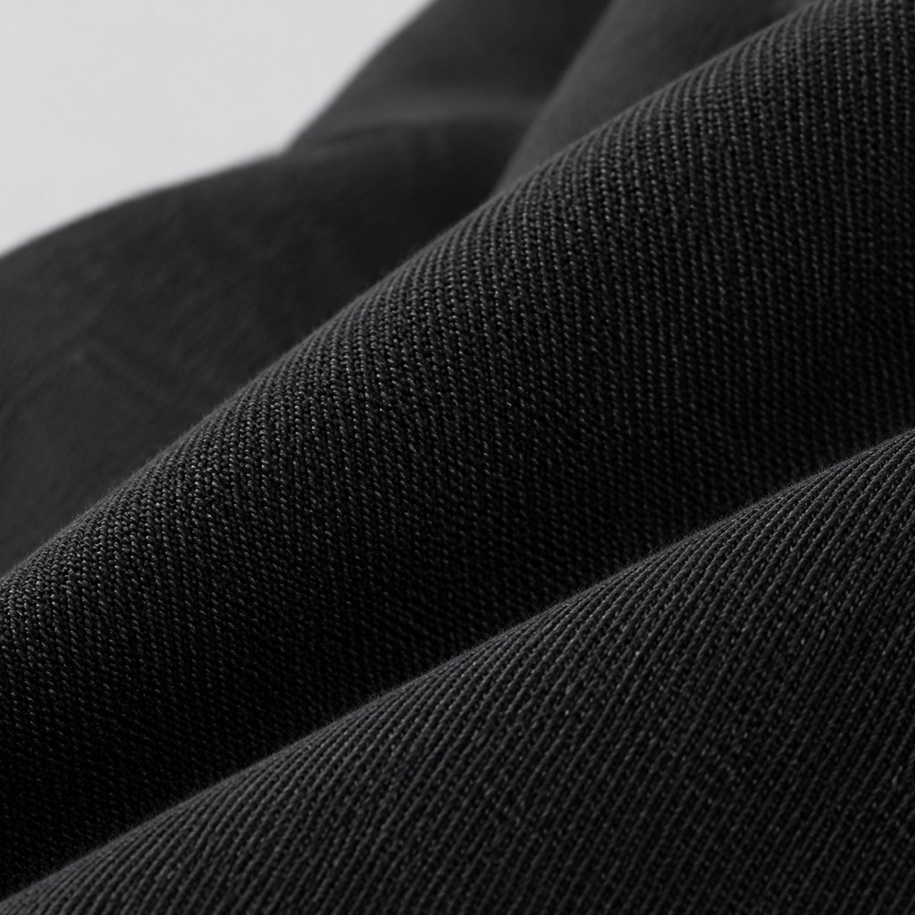 Slim-Fit Panel Trousers in Black — wholesale menswear product photo — view 2